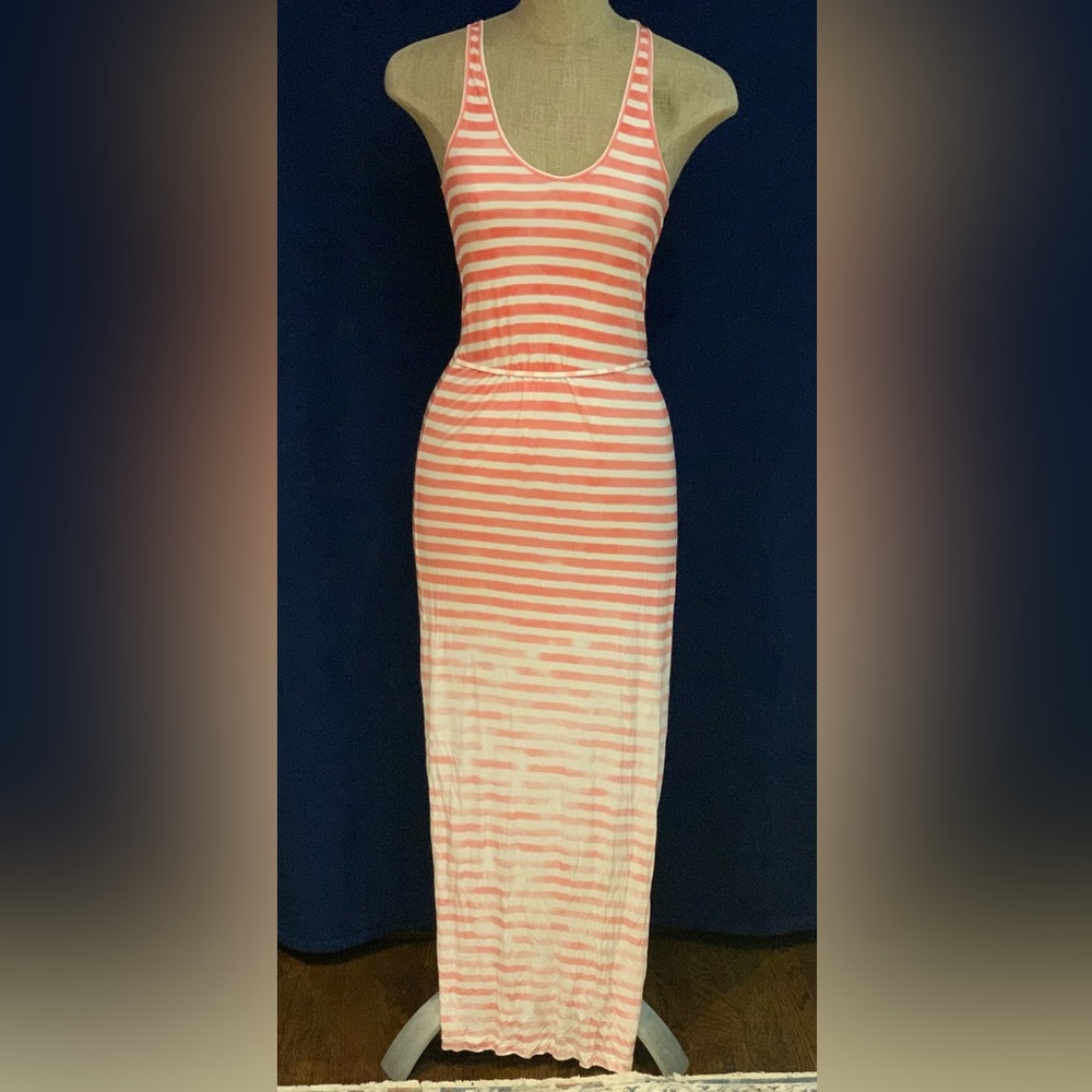 Soft Joie - Pink & White Gradient
Striped Racerback Maxi Dress
